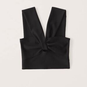 Abercrombie & Fitch Wide-strap Cut Out Crop Top size M